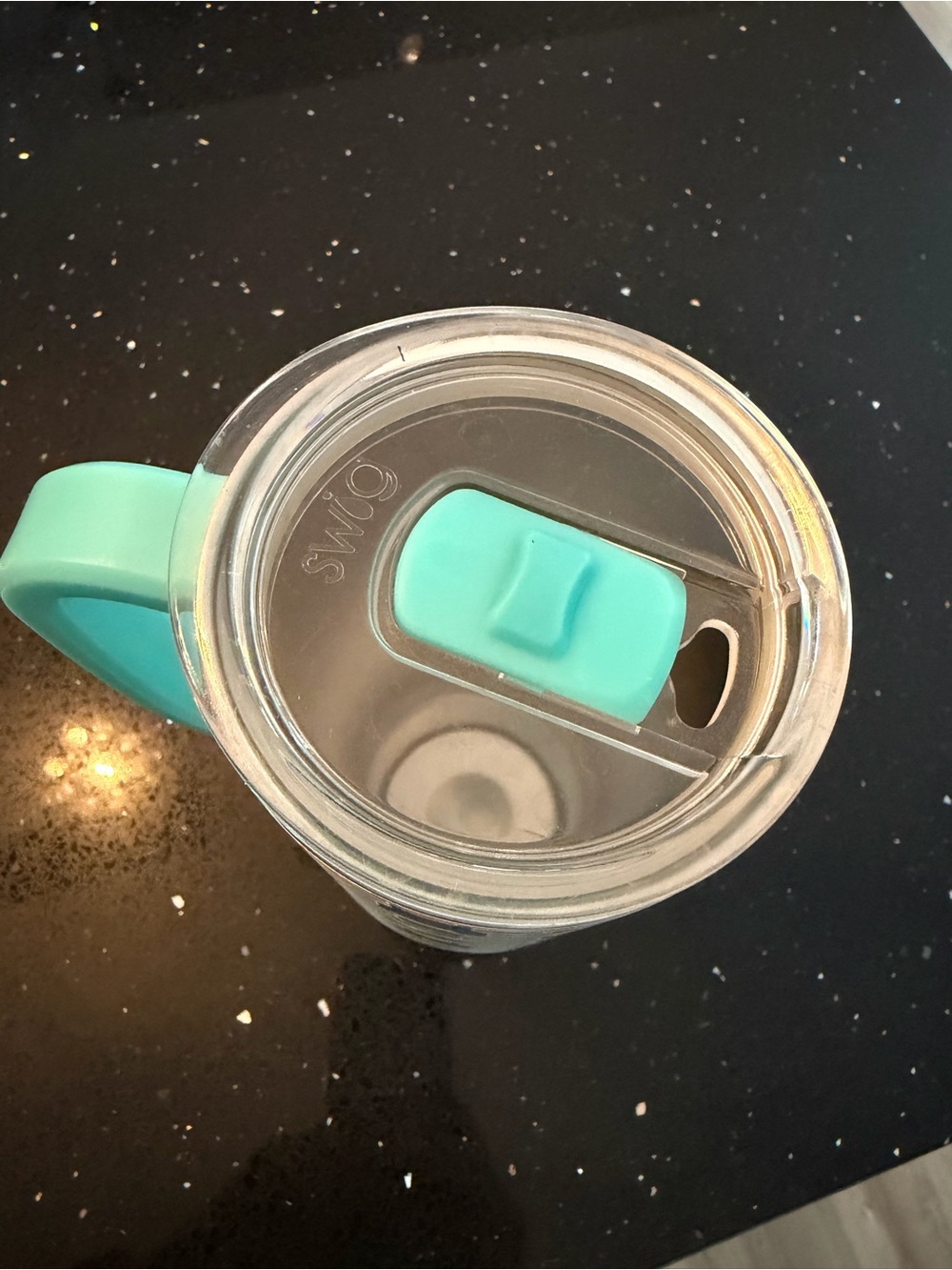 Swig Life Teal Handle Insulated Tumbler with Life Jacket & Fish Print - Picture 3 of 3